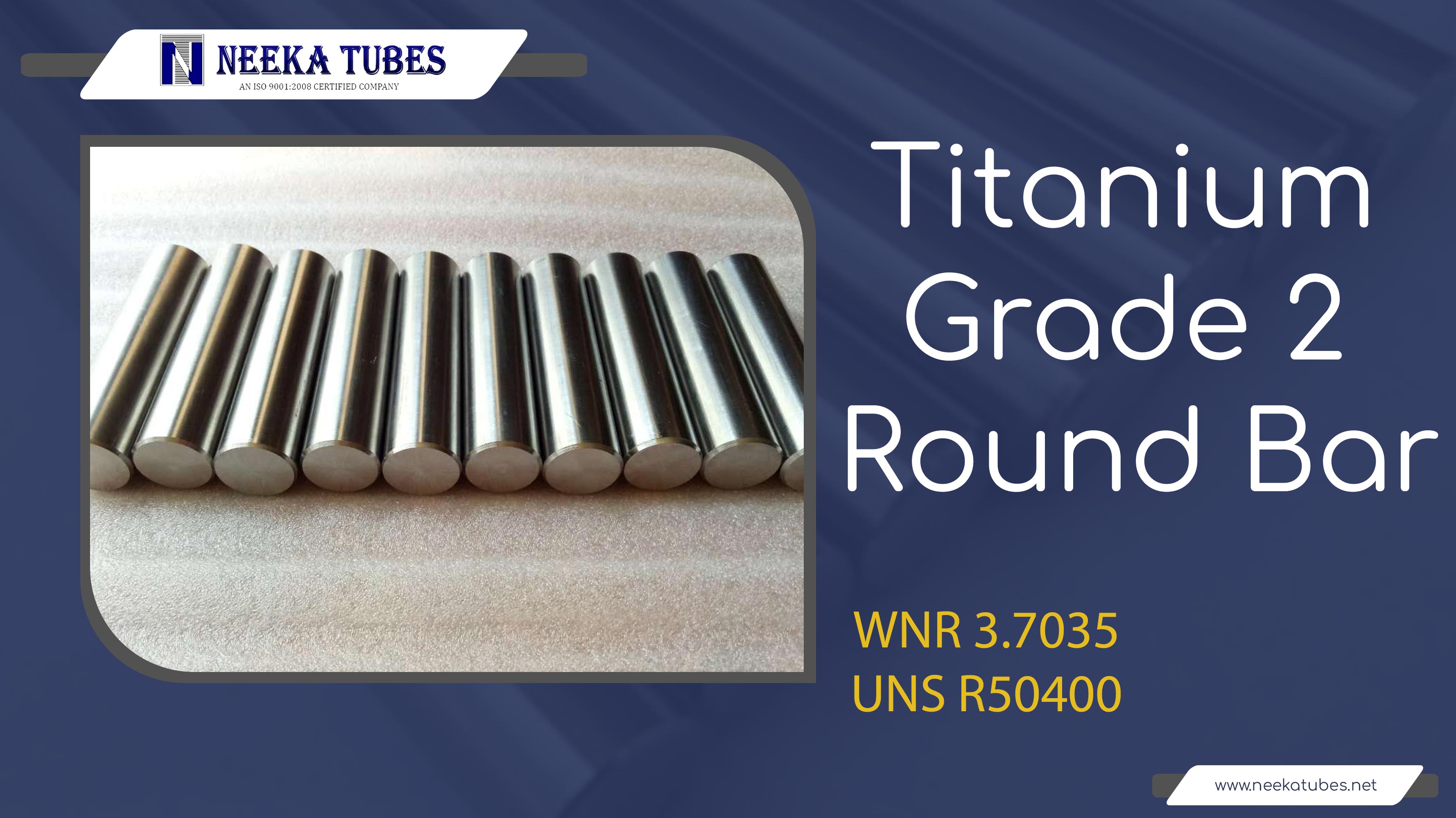 Tittanium grade 2 round bar